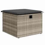 Casa si Gradina - Gradina si terasa - Mobilier exterior - Canapele si fotolii gradina - Set de canapele pentru gradina cu perna 7 pcs Gri deschis, Gri - Infinity.ro