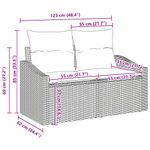 Casa si Gradina - Gradina si terasa - Mobilier exterior - Canapele si fotolii gradina - Set de canapele pentru gradina cu perna 7 pcs Gri deschis, Gri - Infinity.ro