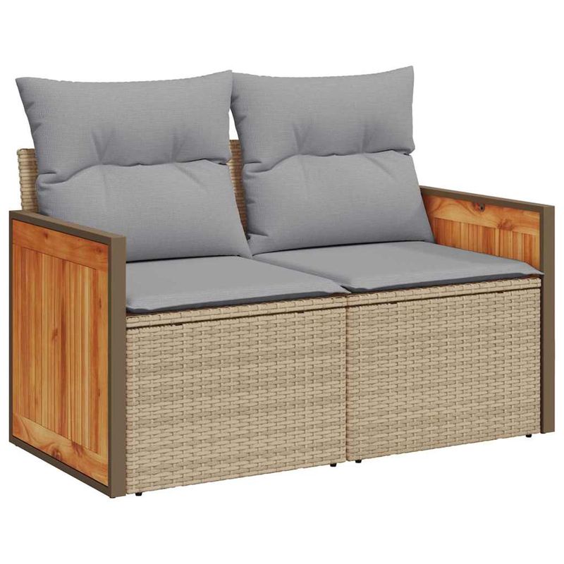 Casa si Gradina - Gradina si terasa - Mobilier exterior - Canapele si fotolii gradina - Set de canapele pentru gradina Manual 10 pcs bej si gri deschis - Infinity.ro