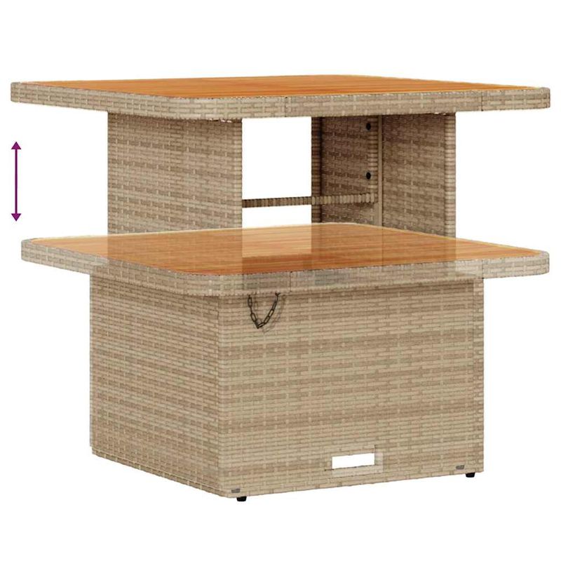 Casa si Gradina - Gradina si terasa - Mobilier exterior - Canapele si fotolii gradina - Set de canapele pentru gradina cu perna 8 pcs Bej Rattan poli - Infinity.ro