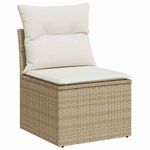 Casa si Gradina - Gradina si terasa - Mobilier exterior - Canapele si fotolii gradina - Set de canapele pentru gradina 9 pcs Bej, crem 80 x 80 x 71 cm - Infinity.ro