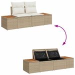 Casa si Gradina - Gradina si terasa - Mobilier exterior - Canapele si fotolii gradina - Set de canapele pentru gradina 9 pcs Bej, crem 80 x 80 x 71 cm - Infinity.ro