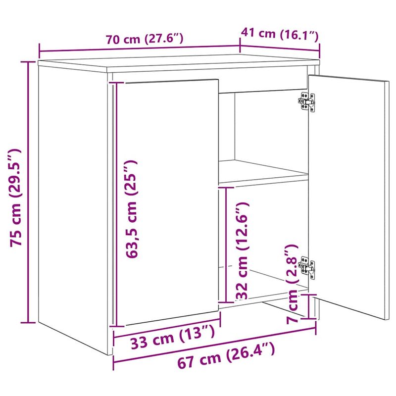 Casa si Gradina - Mobilier - Comode si corpuri - Comode - Bufet 3 pcs Stejar negru 70 x 41 x 75 cm Lemn compozit - Infinity.ro