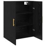 Casa si Gradina - Mobilier - Comode si corpuri - Comode - Mobilier cu Montaj pe Perete 2 pcs Stejar negru - Infinity.ro
