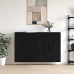 Casa si Gradina - Mobilier - Comode si corpuri - Comode - Mobilier cu Montaj pe Perete 2 pcs Stejar negru - Infinity.ro