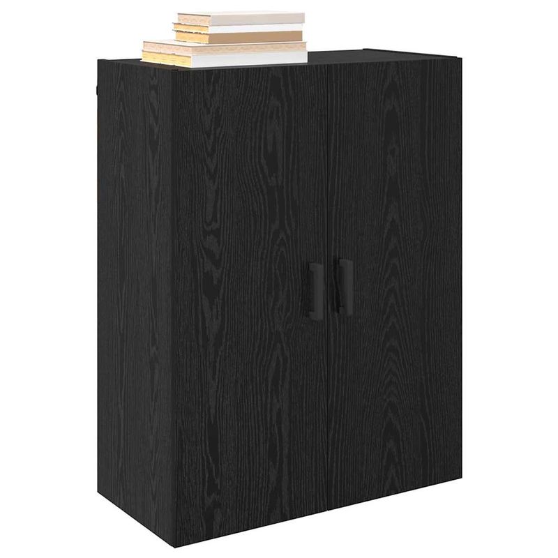 Casa si Gradina - Mobilier - Comode si corpuri - Comode - Mobilier cu Montaj pe Perete 2 pcs Stejar negru - Infinity.ro