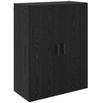 Casa si Gradina - Mobilier - Comode si corpuri - Comode - Mobilier cu Montaj pe Perete 2 pcs Stejar negru - Infinity.ro