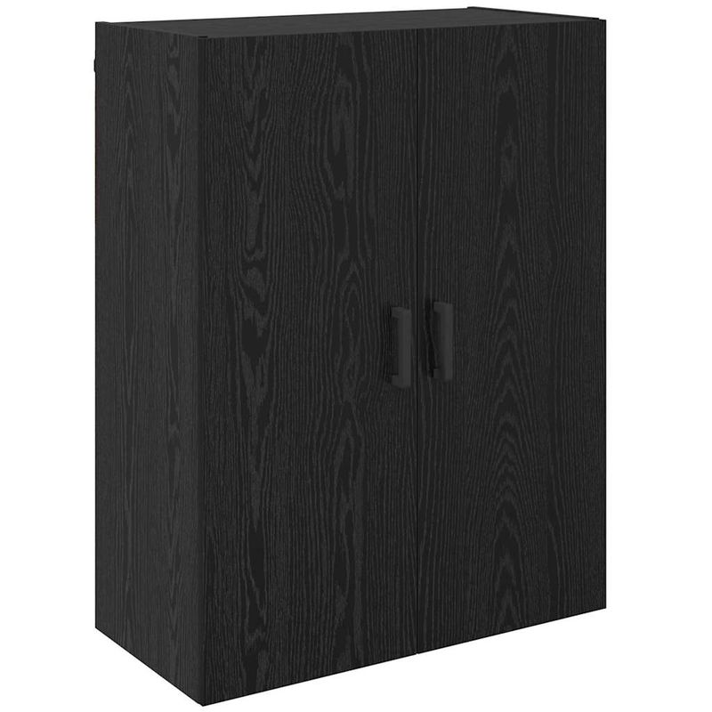 Casa si Gradina - Mobilier - Comode si corpuri - Comode - Mobilier cu Montaj pe Perete 2 pcs Stejar negru - Infinity.ro