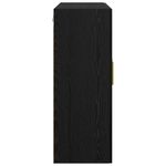 Casa si Gradina - Mobilier - Comode si corpuri - Comode - Mobilier cu Montaj pe Perete 2 pcs Stejar negru - Infinity.ro
