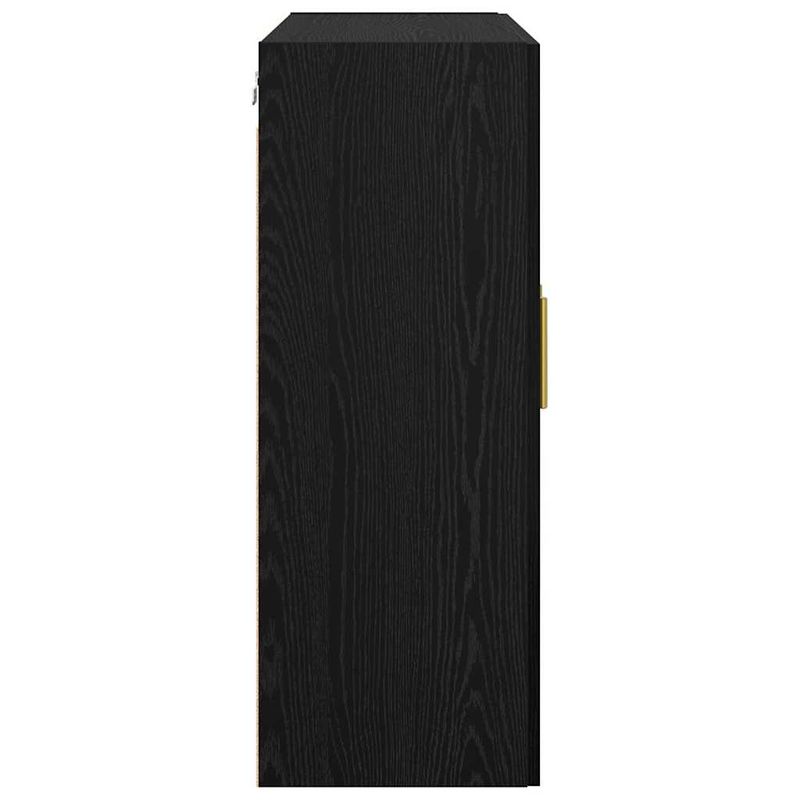 Casa si Gradina - Mobilier - Comode si corpuri - Comode - Mobilier cu Montaj pe Perete 2 pcs Stejar negru - Infinity.ro