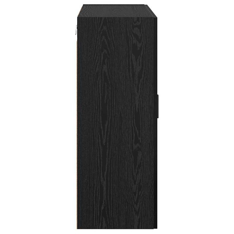 Casa si Gradina - Mobilier - Comode si corpuri - Comode - Mobilier cu Montaj pe Perete 2 pcs Stejar negru - Infinity.ro