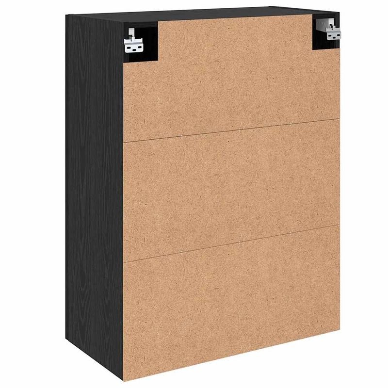 Casa si Gradina - Mobilier - Comode si corpuri - Comode - Mobilier cu Montaj pe Perete 2 pcs Stejar negru - Infinity.ro