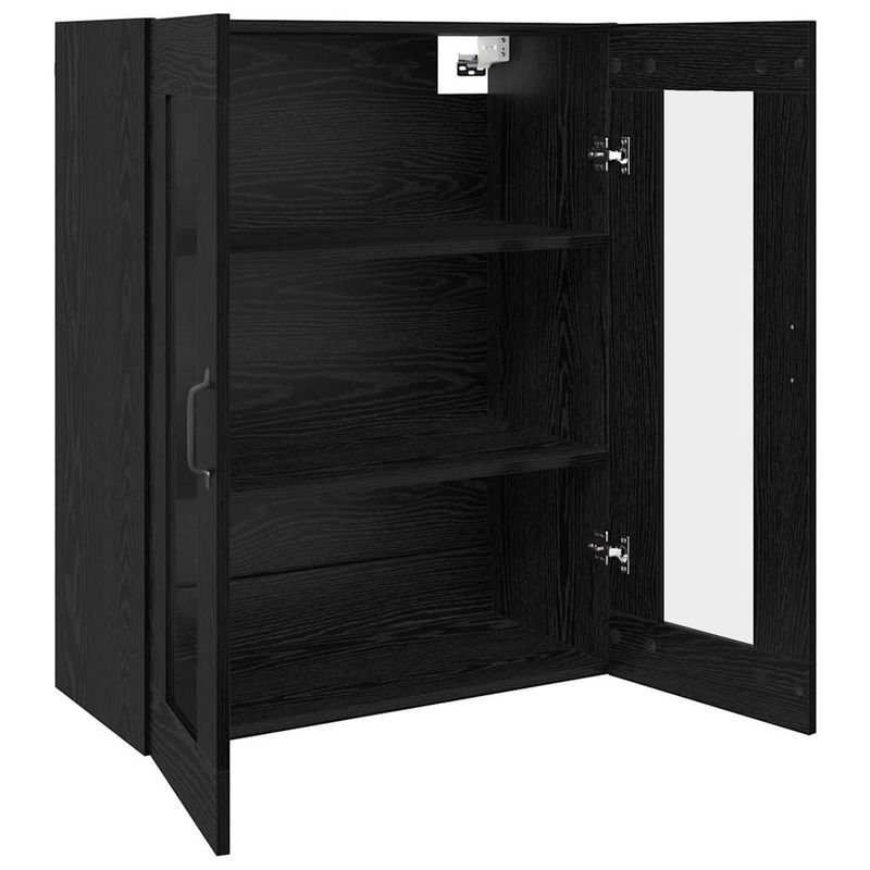 Casa si Gradina - Mobilier - Comode si corpuri - Comode - Mobilier cu Montaj pe Perete 2 pcs Stejar negru - Infinity.ro