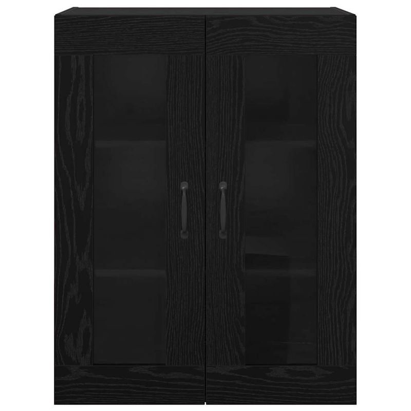 Casa si Gradina - Mobilier - Comode si corpuri - Comode - Mobilier cu Montaj pe Perete 2 pcs Stejar negru - Infinity.ro