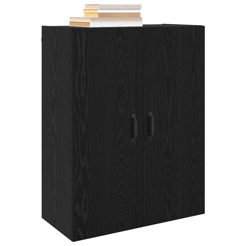 Casa si Gradina - Mobilier - Comode si corpuri - Comode - Mobilier cu Montaj pe Perete 2 pcs Stejar negru - Infinity.ro