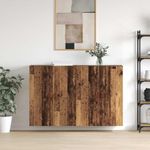 Casa si Gradina - Mobilier - Comode si corpuri - Comode - Mobilier cu Montaj pe Perete 2 pcs Lemn vechi 69.5 x 34 x 90 cm - Infinity.ro