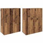 Casa si Gradina - Mobilier - Comode si corpuri - Comode - Mobilier cu Montaj pe Perete 2 pcs Lemn vechi 69.5 x 34 x 90 cm - Infinity.ro