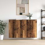 Casa si Gradina - Mobilier - Comode si corpuri - Comode - Mobilier cu Montaj pe Perete 2 pcs Lemn vechi 69.5 x 34 x 90 cm - Infinity.ro
