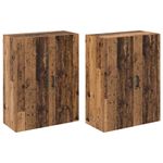 Casa si Gradina - Mobilier - Comode si corpuri - Comode - Mobilier cu Montaj pe Perete 2 pcs Lemn vechi 69.5 x 34 x 90 cm - Infinity.ro