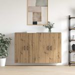 Casa si Gradina - Mobilier - Comode si corpuri - Comode - Mobilier cu Montaj pe Perete 2 pcs stejar artizanal - Infinity.ro