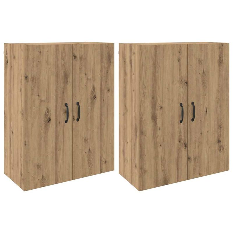 Casa si Gradina - Mobilier - Comode si corpuri - Comode - Mobilier cu Montaj pe Perete 2 pcs stejar artizanal - Infinity.ro