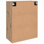 Casa si Gradina - Mobilier - Comode si corpuri - Comode - Mobilier cu Montaj pe Perete 2 pcs stejar artizanal - Infinity.ro