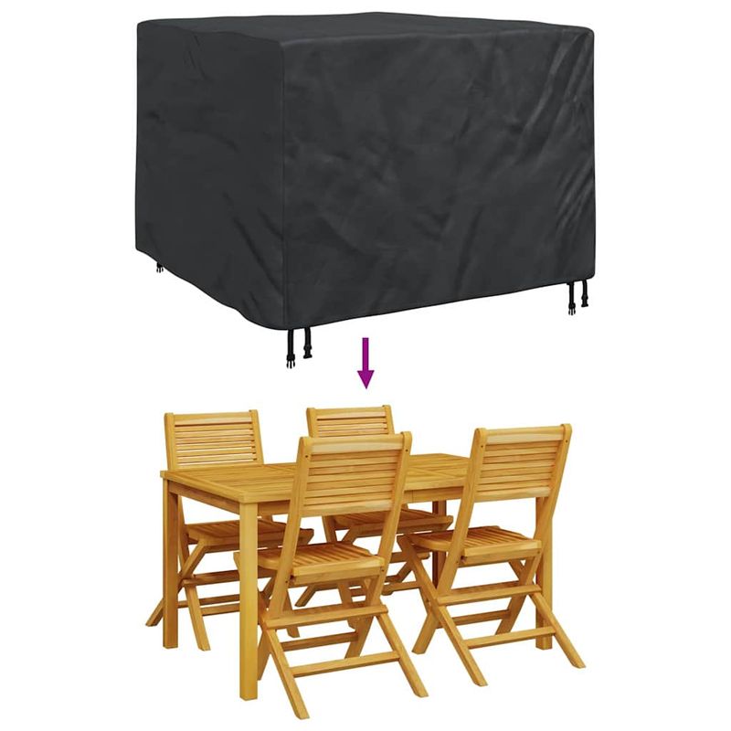 Casa si Gradina - Textile si covoare - Huse pentru mobilier - Husa pentru mobilier de exterior 125 x 125 x 74 cm - Infinity.ro