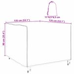 Casa si Gradina - Textile si covoare - Huse pentru mobilier - Husa pentru mobilier de exterior 135 x 135 x 90 cm - Infinity.ro