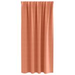 Casa si Gradina - Textile si covoare - Perdele si draperii - Perdele - Perdele cu perdele 2 pcs Terracota Poliester - Infinity.ro