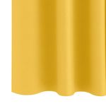 Casa si Gradina - Textile si covoare - Perdele si draperii - Perdele - Perdele cu perdele 2 pcs galben mustar Poliester - Infinity.ro