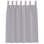 Casa si Gradina - Textile si covoare - Perdele si draperii - Perdele - Perdele cu perdele 2 pcs Gri metalic Poliester - Infinity.ro