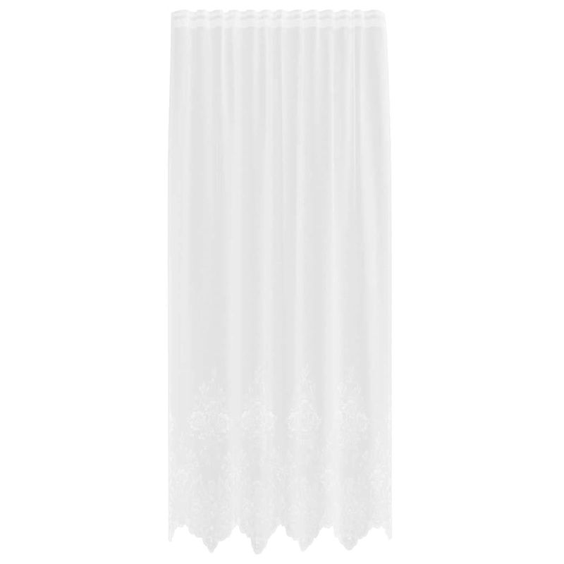 Casa si Gradina - Textile si covoare - Perdele si draperii - Perdele - Perdele cu perdele Alb 150 x 200 cm Poliester - Infinity.ro