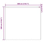 Casa si Gradina - Textile si covoare - Perdele si draperii - Perdele - Perdele cu perdele Alb 300 x 280 cm Poliester - Infinity.ro