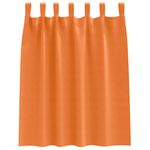 Casa si Gradina - Textile si covoare - Perdele si draperii - Perdele - Perdele cu perdele 2 pcs Portocaliu intens Poliester - Infinity.ro