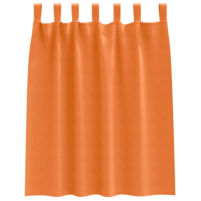 Casa si Gradina - Textile si covoare - Perdele si draperii - Perdele - Perdele cu perdele 2 pcs Portocaliu intens Poliester - Infinity.ro