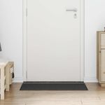 Casa si Gradina - Textile si covoare - Covoare - Covorase intrare - Covoras de intrare Negru si Gri 60 x 90 cm Polipropilena, PVC - Infinity.ro