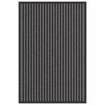 Casa si Gradina - Textile si covoare - Covoare - Covorase intrare - Covoras de intrare Negru si Gri 60 x 90 cm Polipropilena, PVC - Infinity.ro