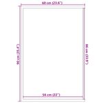 Casa si Gradina - Textile si covoare - Covoare - Covorase intrare - Covoras de intrare Negru si Gri 60 x 90 cm Polipropilena, PVC - Infinity.ro