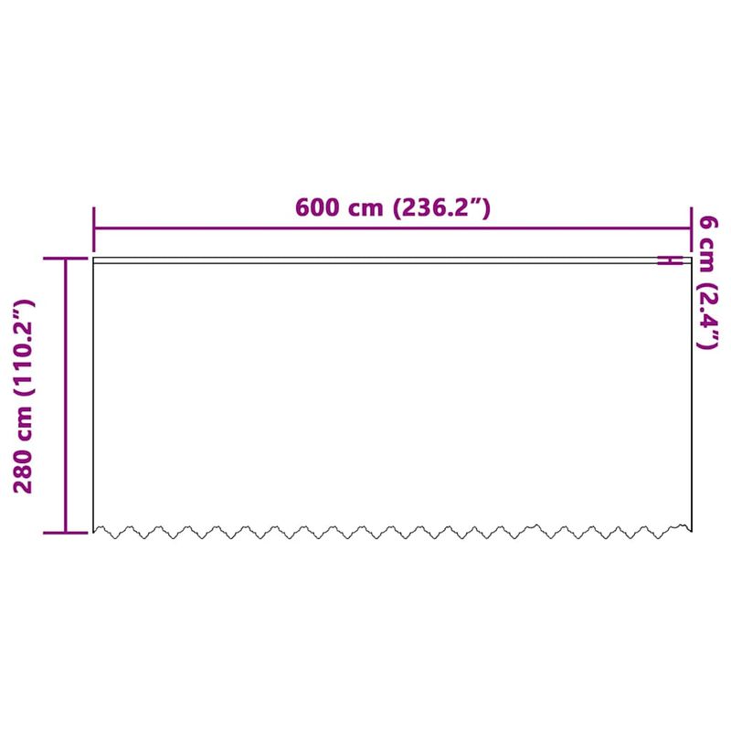 Casa si Gradina - Textile si covoare - Perdele si draperii - Perdele - Perdele cu perdele Alb 600 x 280 cm Poliester - Infinity.ro