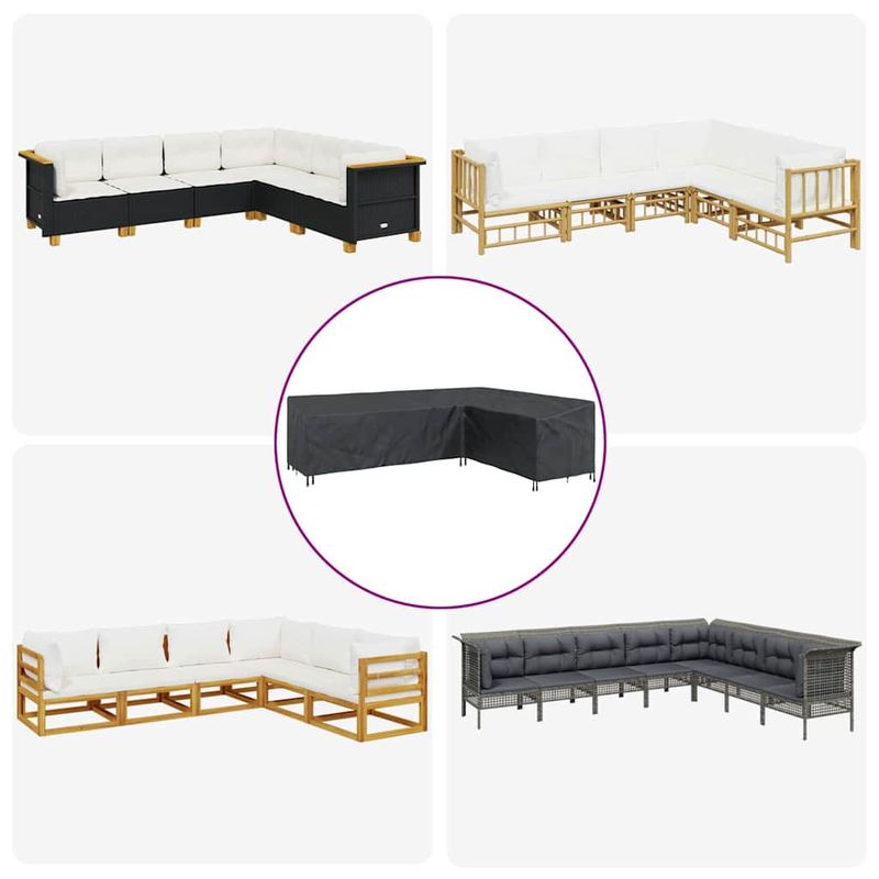 Casa si Gradina - Textile si covoare - Huse pentru mobilier - Husa pentru mobilier de exterior 286 x 222 x 80 cm - Infinity.ro