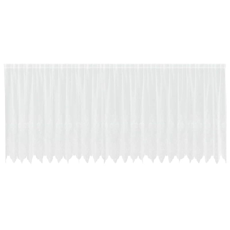 Casa si Gradina - Textile si covoare - Perdele si draperii - Perdele - Perdele cu perdele Alb 600 x 160 cm Poliester - Infinity.ro