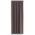 Casa si Gradina - Textile si covoare - Perdele si draperii - Perdele - Perdele cu perdele 2 pcs Maro inchis Poliester - Infinity.ro