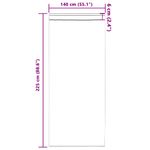 Casa si Gradina - Textile si covoare - Perdele si draperii - Perdele - Perdele cu perdele 2 pcs Maro inchis Poliester - Infinity.ro