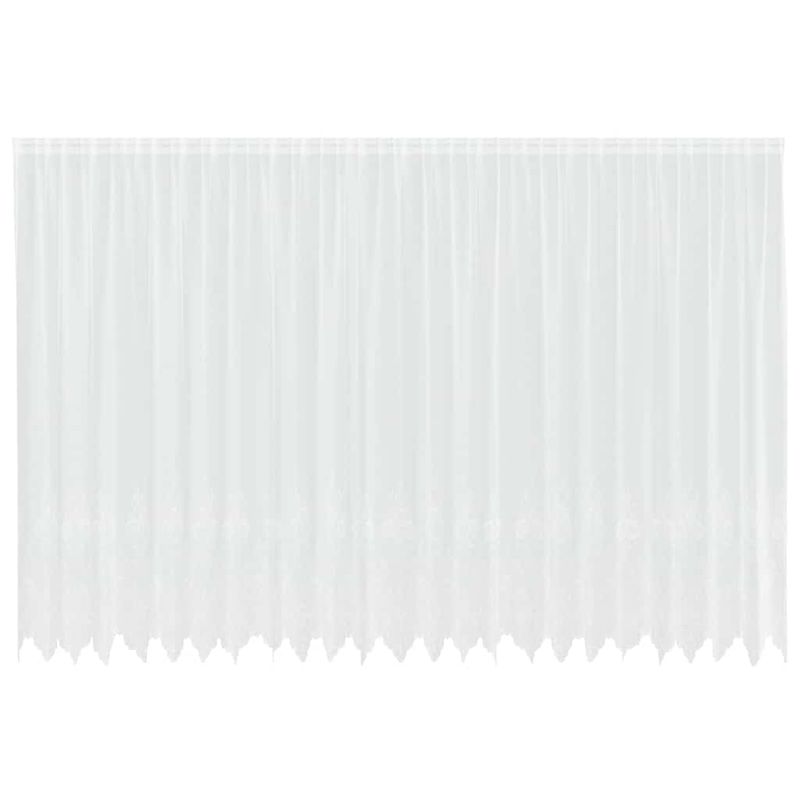 Casa si Gradina - Textile si covoare - Perdele si draperii - Perdele - Perdele cu perdele Floral Alb 600 x 240 cm Poliester - Infinity.ro
