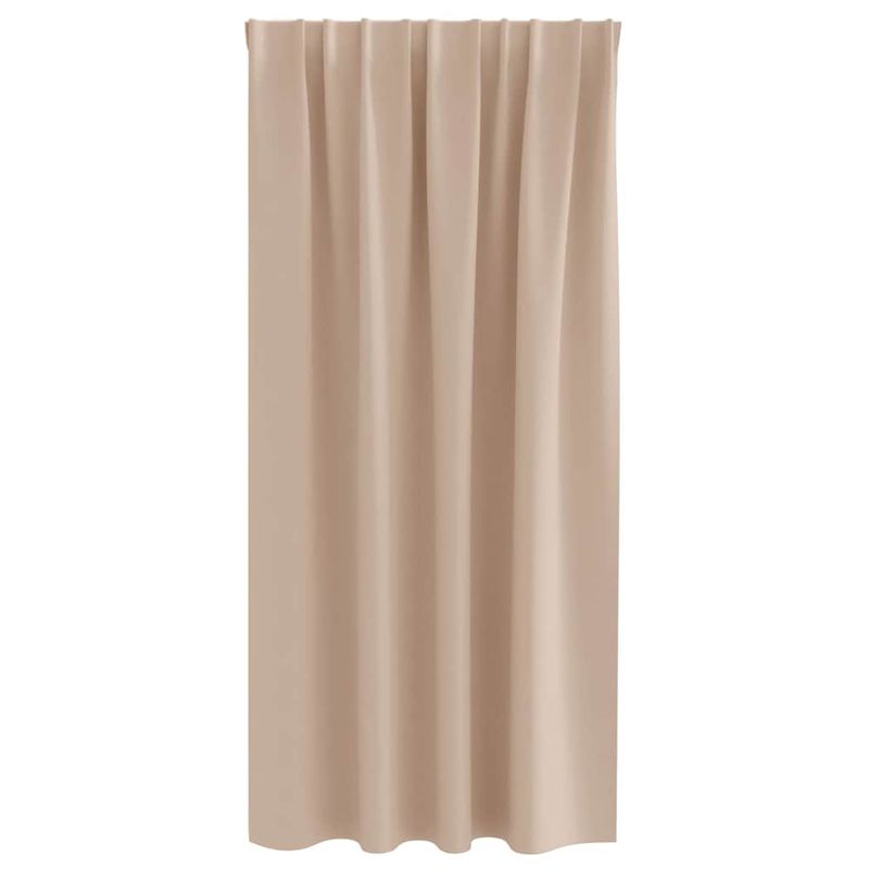 Casa si Gradina - Textile si covoare - Perdele si draperii - Perdele - Perdele cu perdele 2 pcs Gri taupe Poliester - Infinity.ro