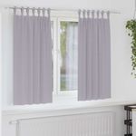 Casa si Gradina - Textile si covoare - Perdele si draperii - Perdele - Perdele cu perdele 2 pcs Gri metalic Poliester - Infinity.ro