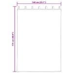 Casa si Gradina - Textile si covoare - Perdele si draperii - Perdele - Perdele cu perdele 2 pcs Gri metalic Poliester - Infinity.ro