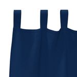Casa si Gradina - Textile si covoare - Perdele si draperii - Perdele - Perdele cu perdele 2 pcs Albastru inchis Poliester - Infinity.ro