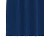 Casa si Gradina - Textile si covoare - Perdele si draperii - Perdele - Perdele cu perdele 2 pcs Albastru inchis Poliester - Infinity.ro