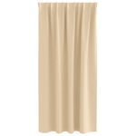 Casa si Gradina - Textile si covoare - Perdele si draperii - Perdele - Perdele cu perdele 2 pcs Crem Poliester - Infinity.ro